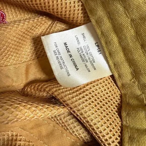 Adams Murrays Big Cheese Yellow Leather Strapback Hat Cap Adult - Picture 5 of 5